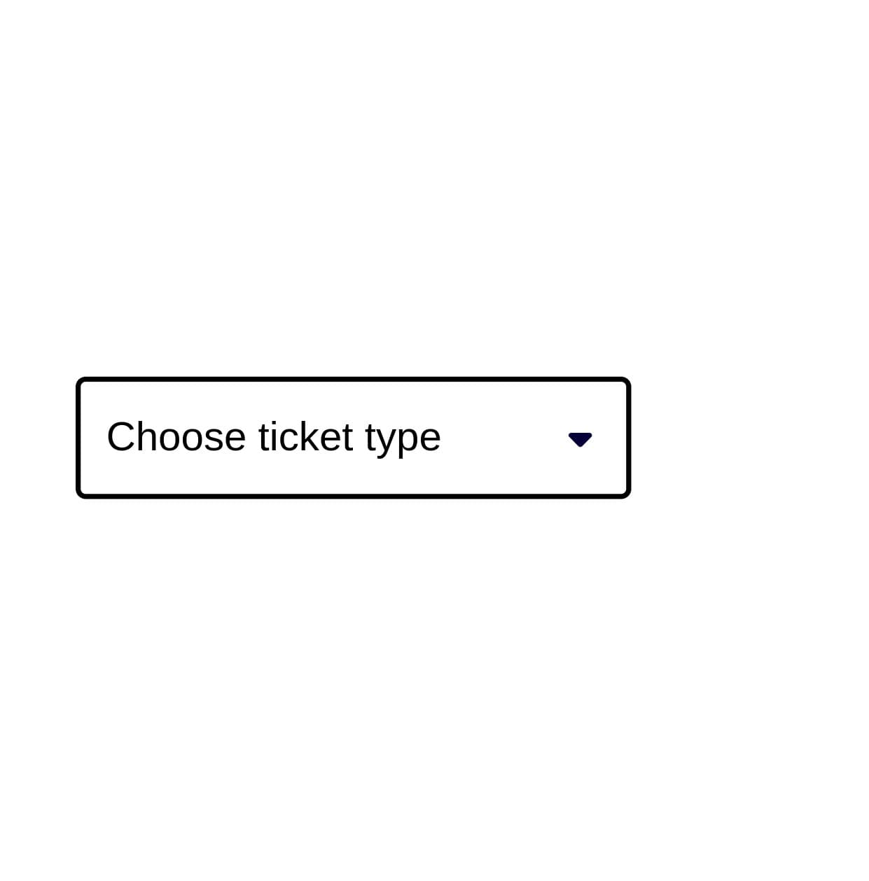 Use select component with long options.